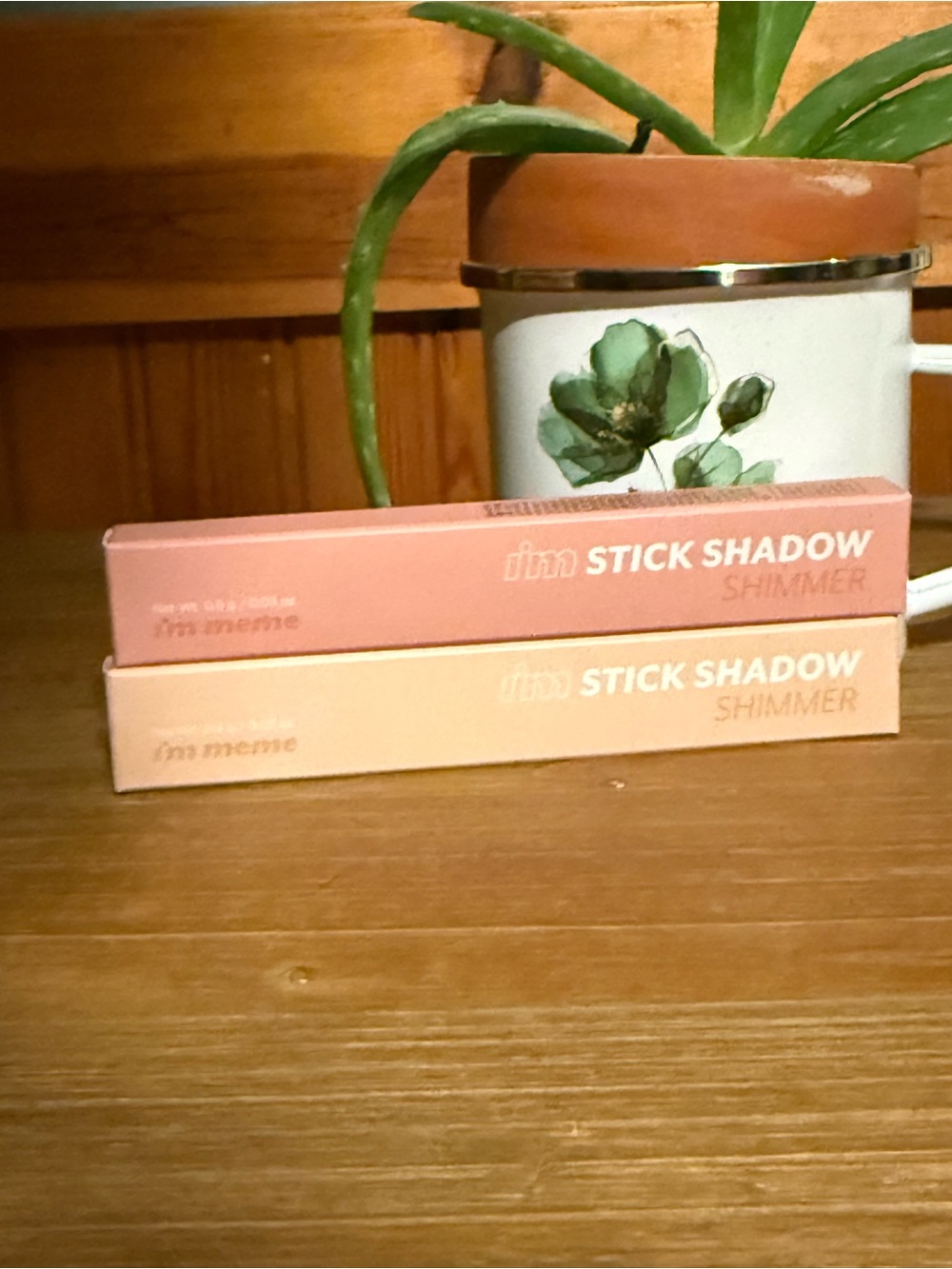 NWT I'm Meme Stick Shadow Shimmer Eyeshadow Set - Pink Charm & Sugar Bling